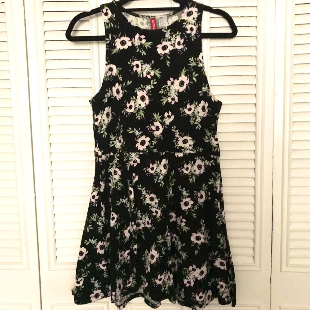 H&M Floral Print Mini Dress